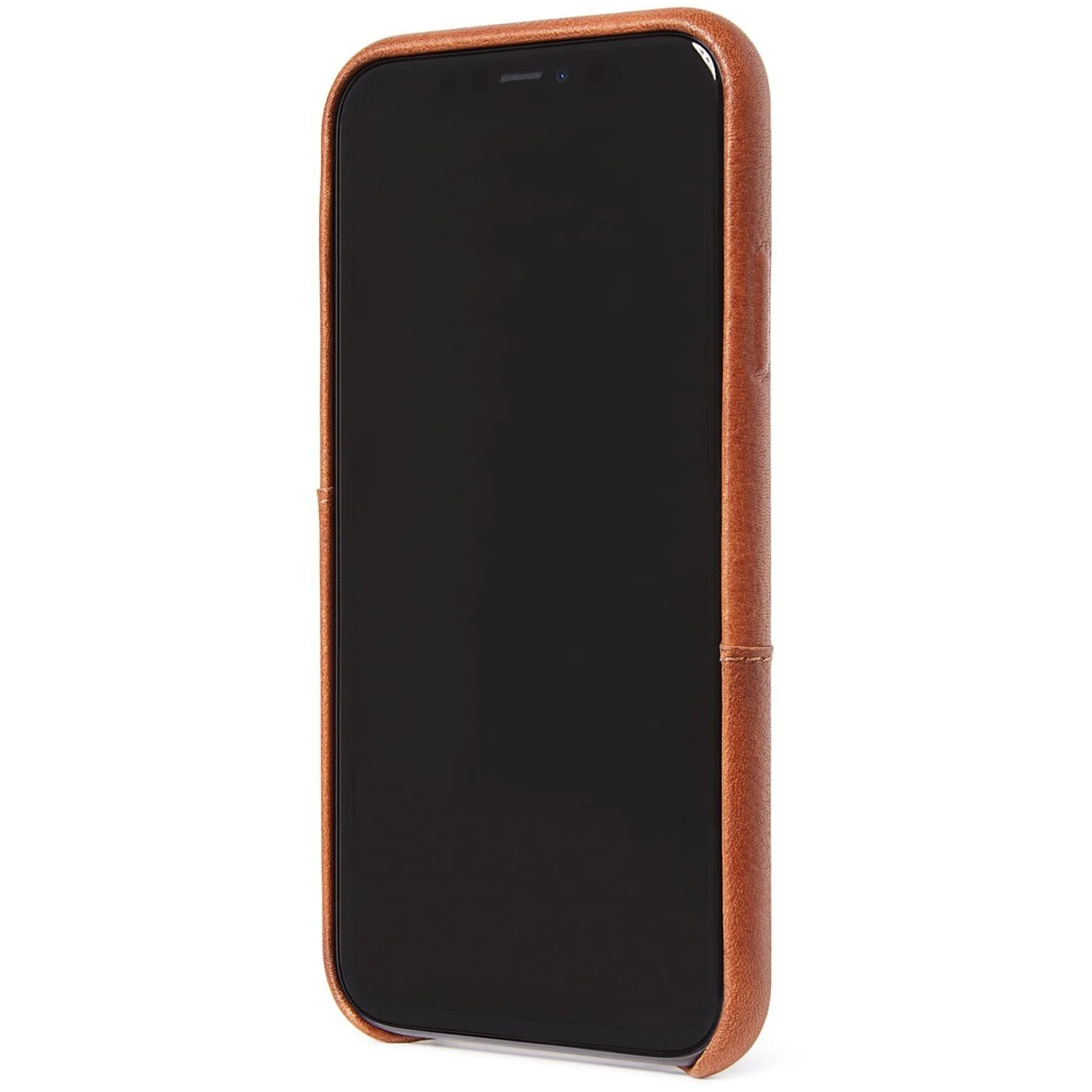 Leather Back Cover Card Case | Brown - Image 11