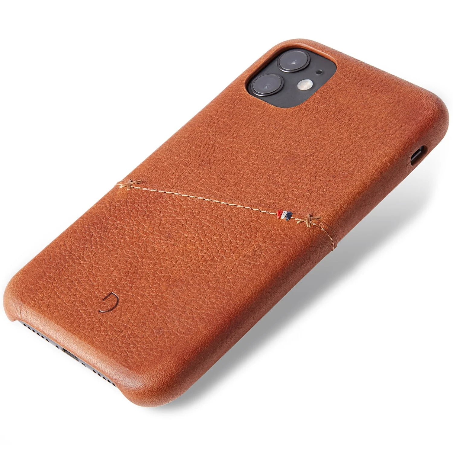 Leather Back Cover Card Case | Brown - Image 4