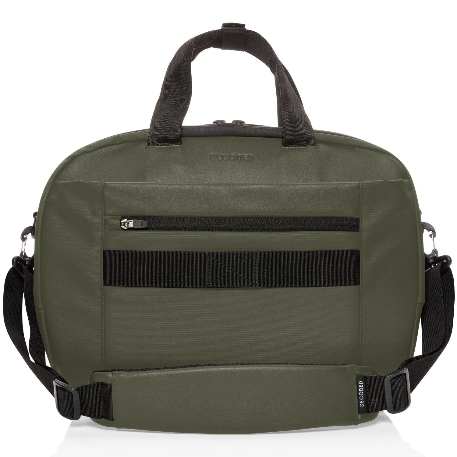 Leather Briefcase | Olive - Image 3