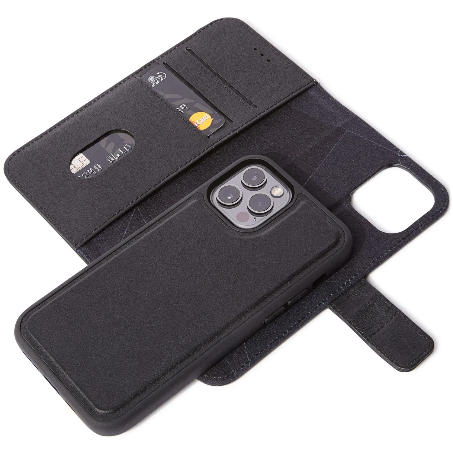 Leather Detachable Wallet | Black - Image 12