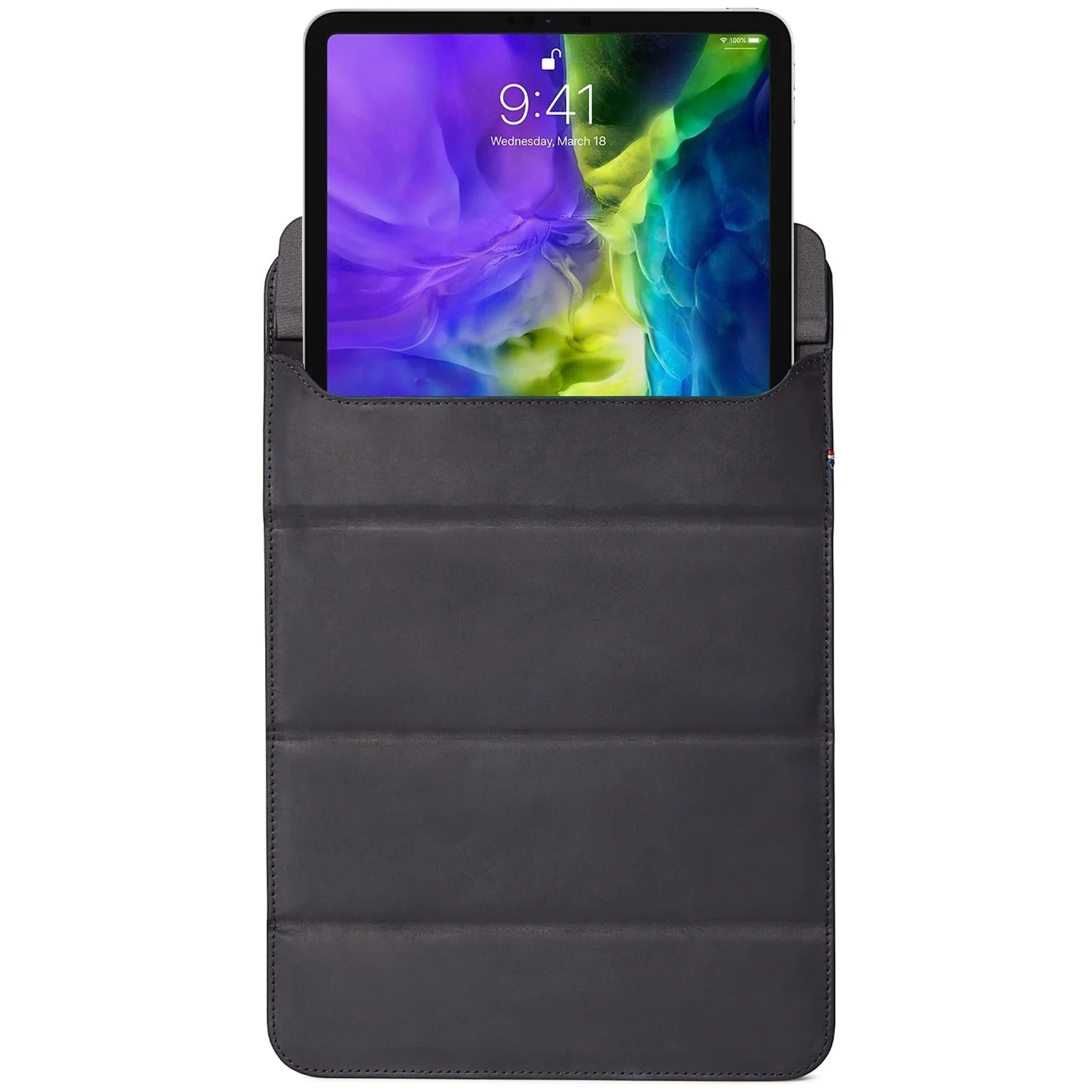 Leather Foldable Sleeve | Black - Image 14