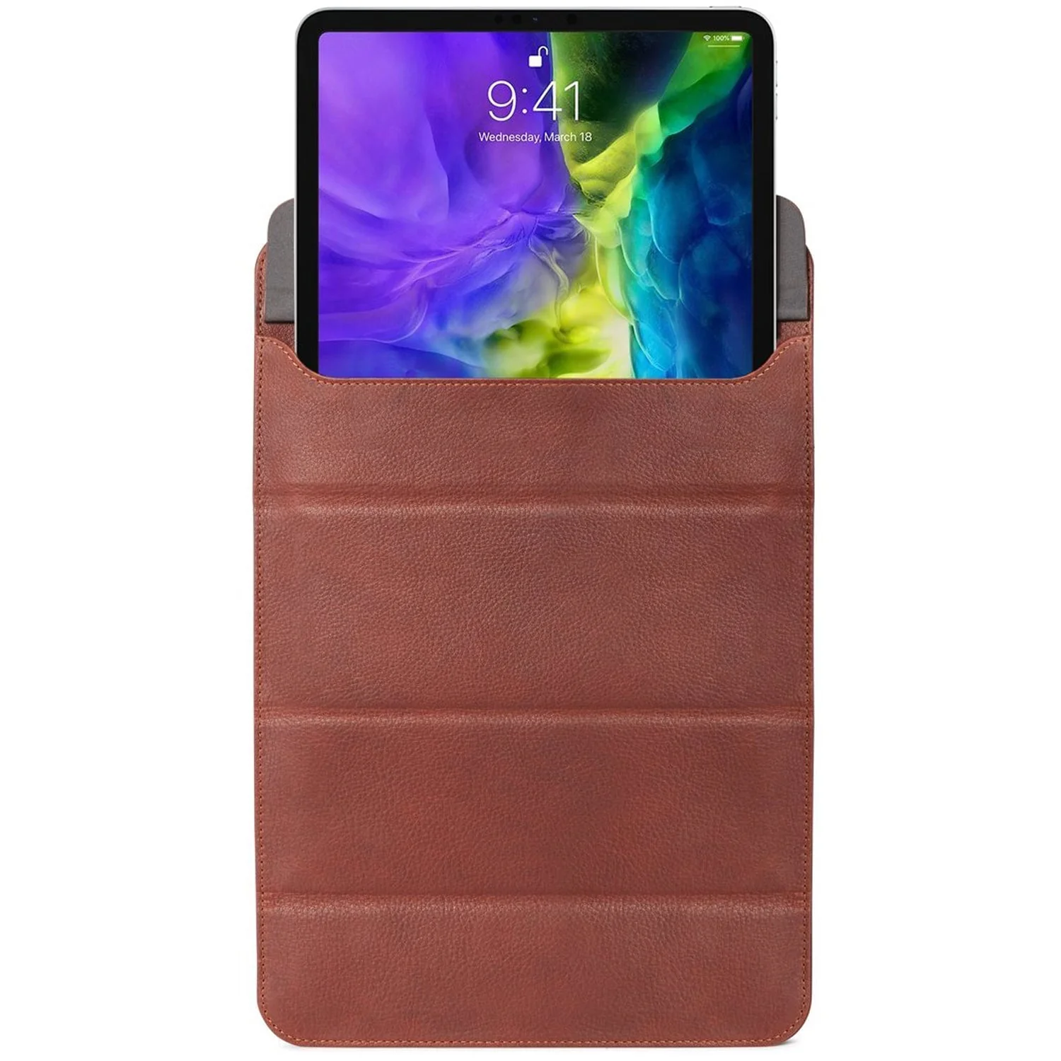 Leather Foldable Sleeve | Oak Brown | iPad Pro - Image 36