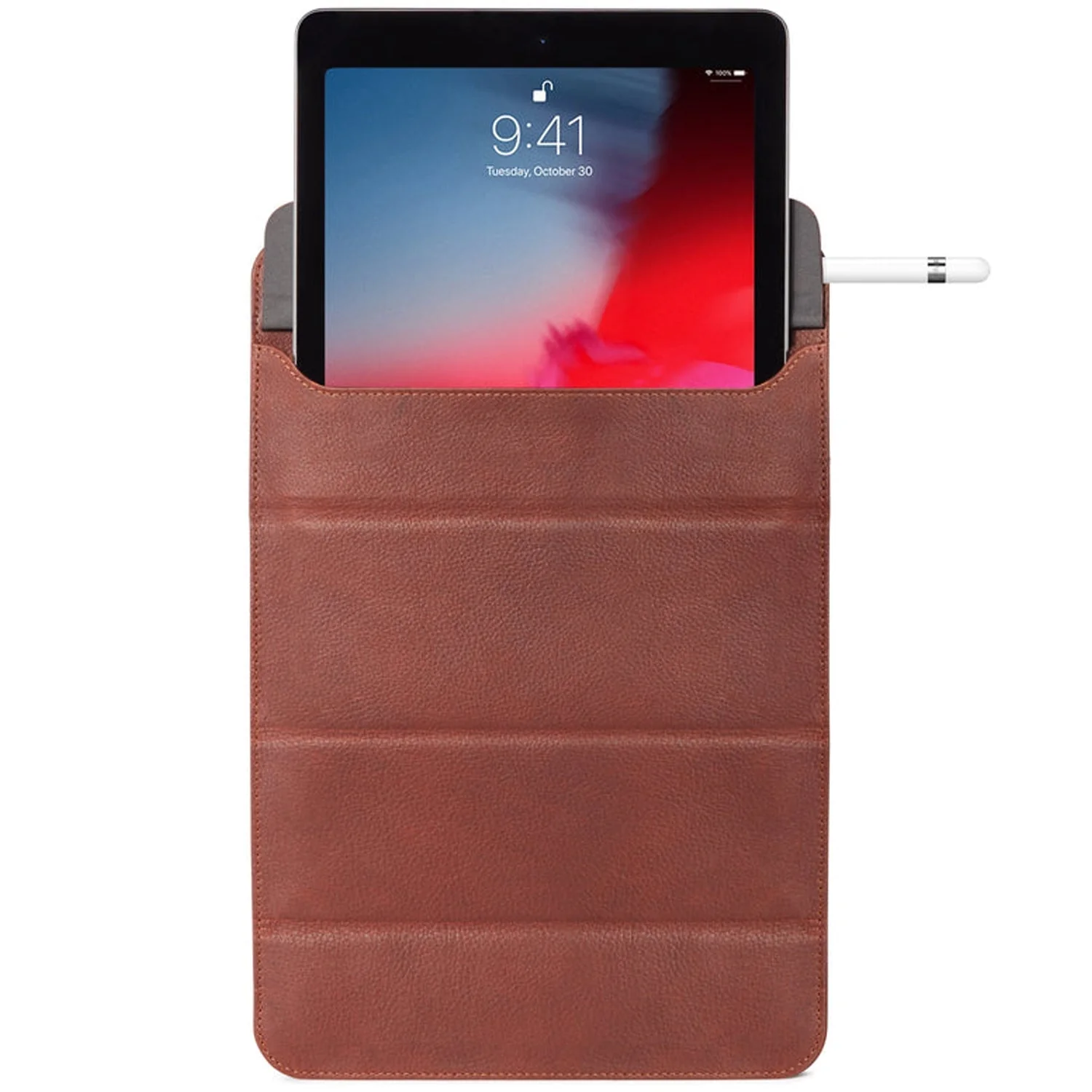 Leather Foldable Sleeve | Oak Brown | iPad - Image 23