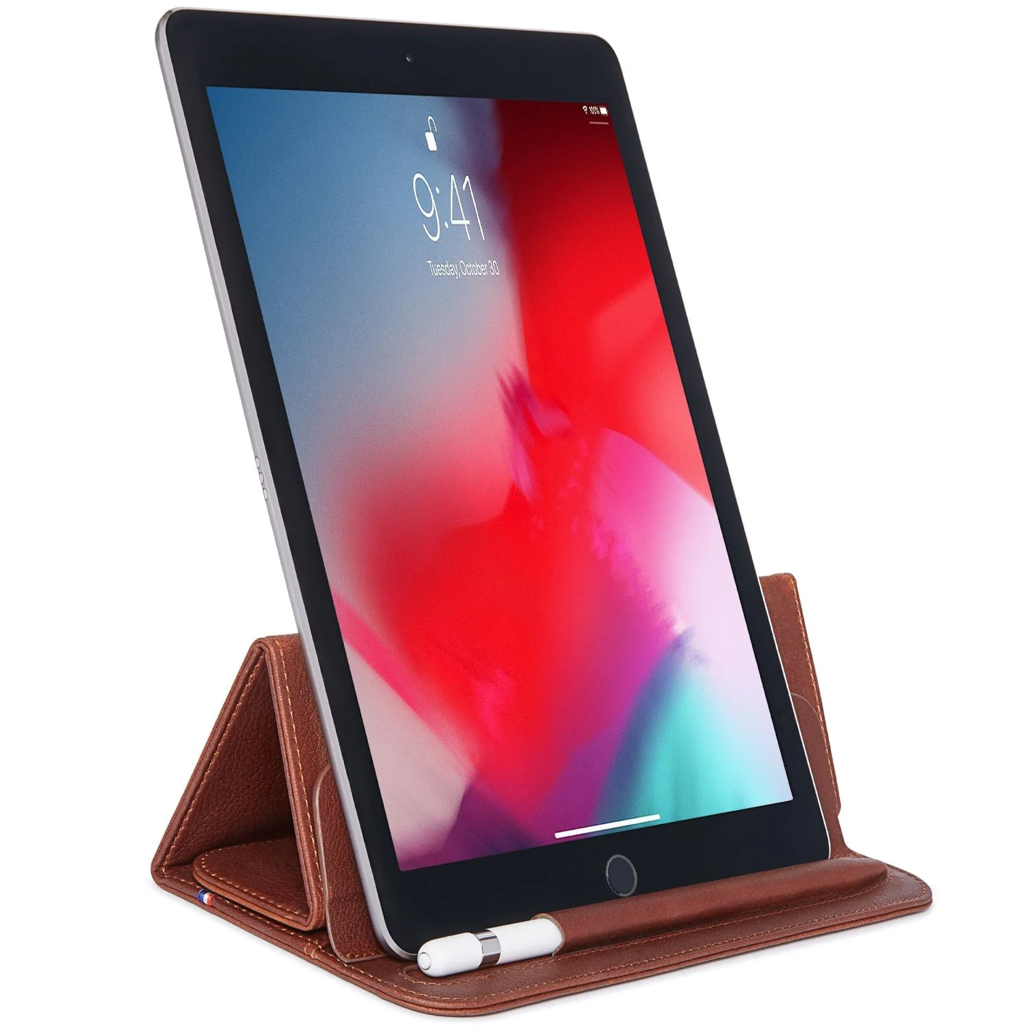 Leather Foldable Sleeve | Oak Brown | iPad - Image 54