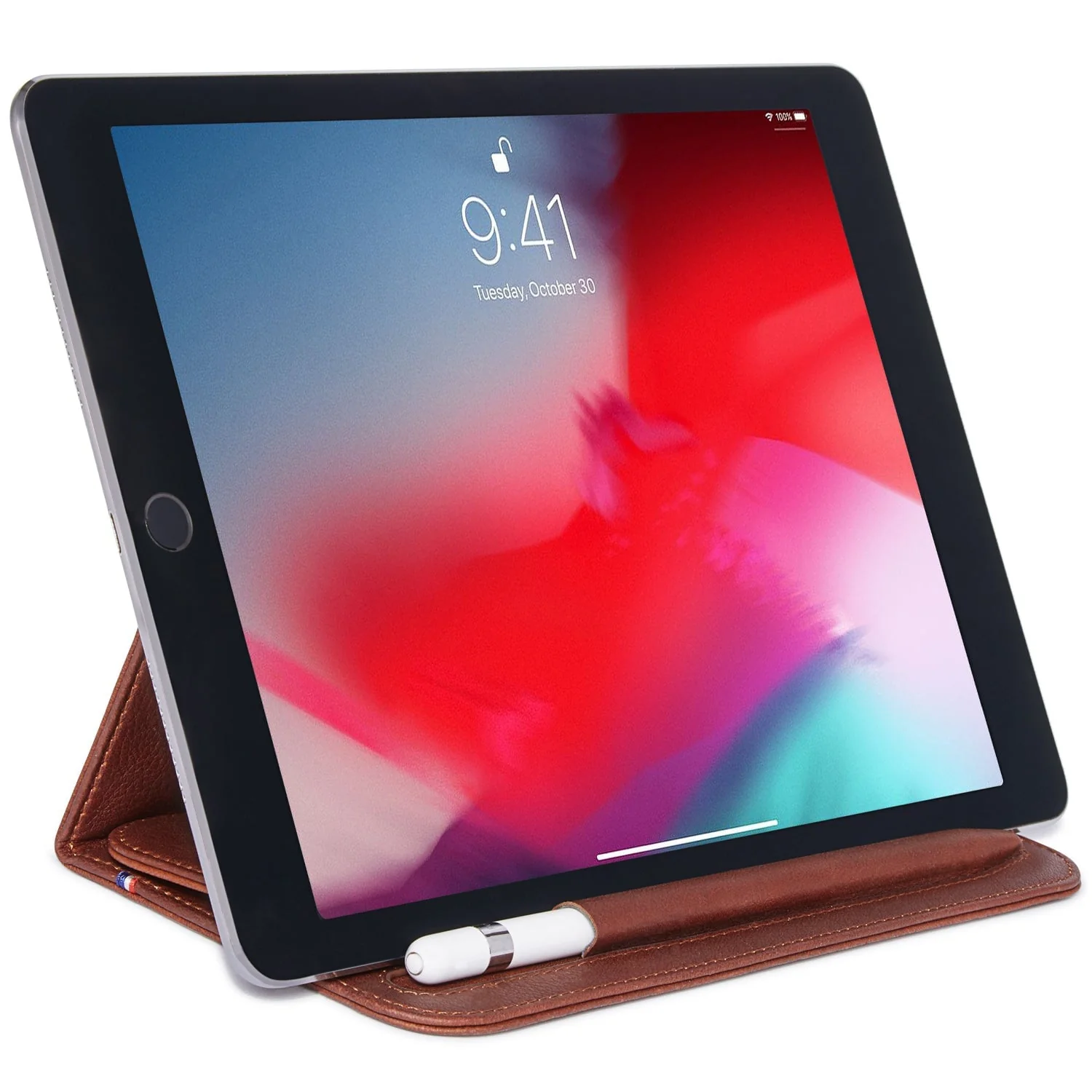 Leather Foldable Sleeve | Oak Brown | iPad - Image 55