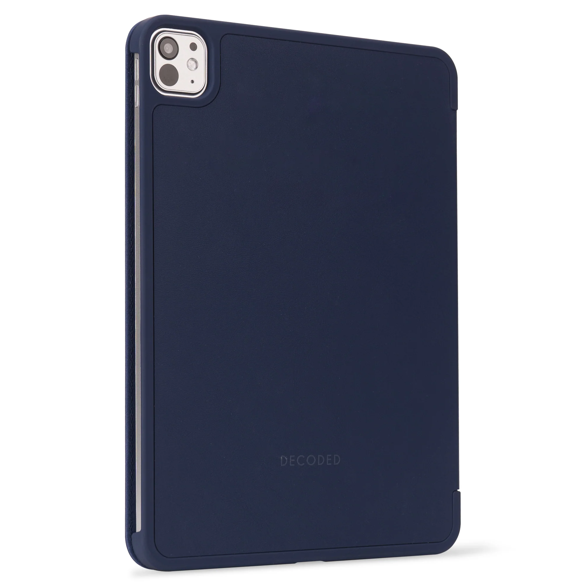 Textured Silicone Slim Cover | Navy Peony | iPad Pro 11" M4 & M5 | D24IPAP11SC1NE - Image 4