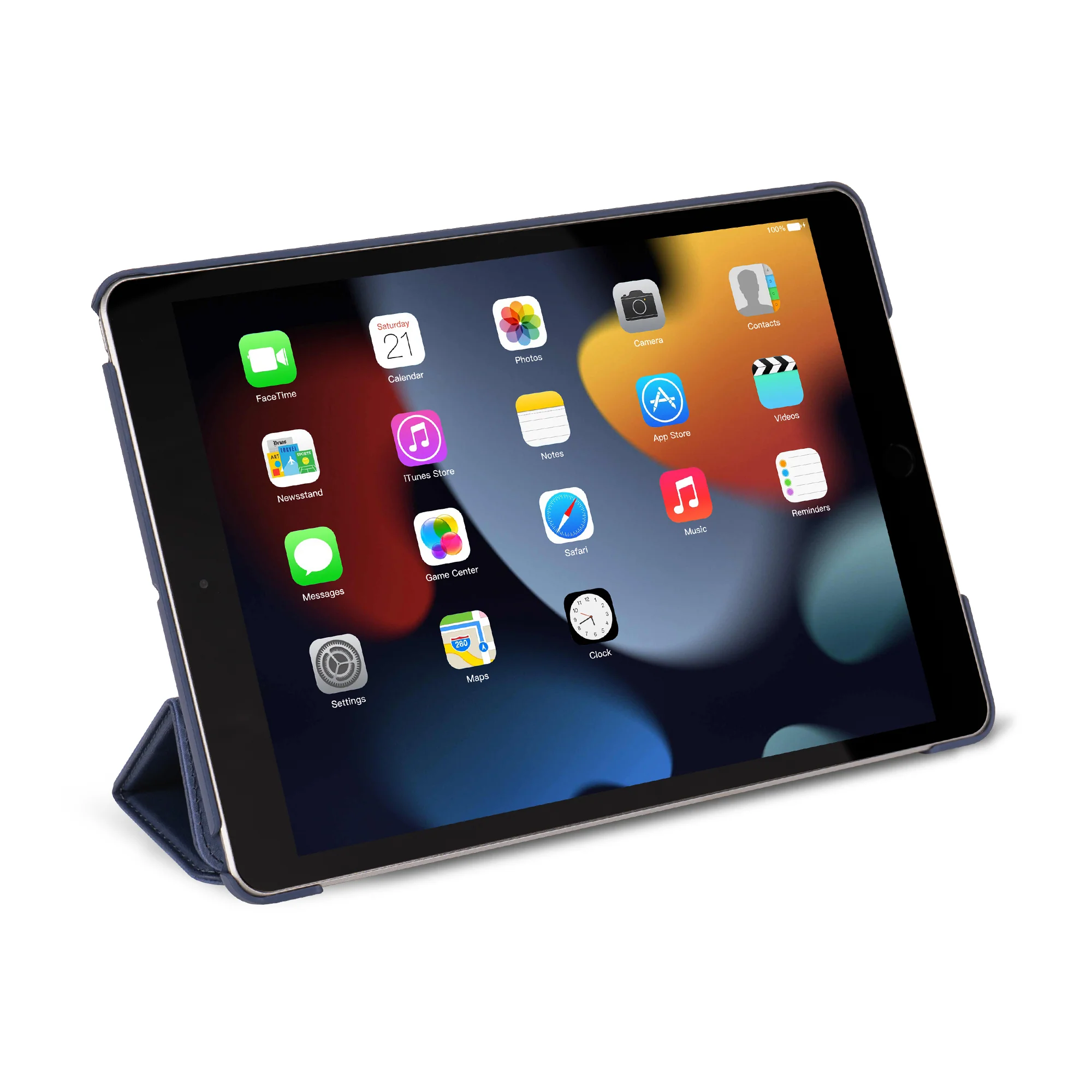 Textured Silicone Slim Cover | Navy Peony | iPad 10th & 11th gen | D24IPA109SC1NE - Image 8